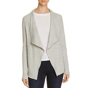 Three Dots Thermal Knit Jacket In Granite